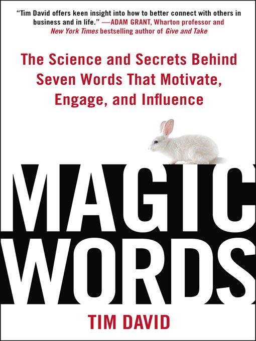 Title details for Magic Words by Tim David - Wait list